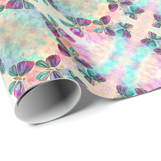 Vlinder cadeaupapier (Rol Hoek)