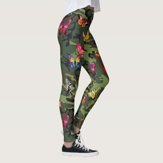Vlinder camouflage leggings (Rechts)