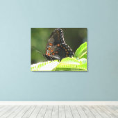 vlinder canvas afdruk (Insitu (Houten vloer))