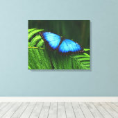 vlinder canvas afdruk (Insitu (Houten vloer))