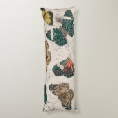 Vlinder Collectie Antiek Vlinders Lichaamskussen (Achterkant (Verticaal))