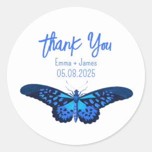 vlinder Dank u Sticker