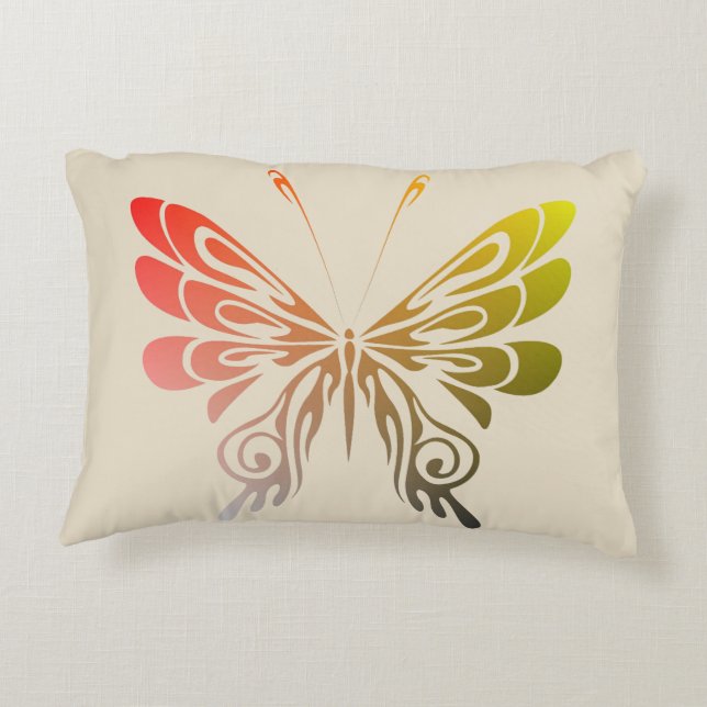 Vlinder Decoratief Kussen (Achterkant)
