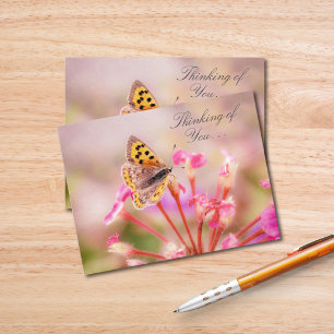 Vlinder Denk Aan Jou Briefkaart