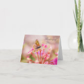 Vlinder denkt aan jou kaart (Voorkant)