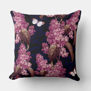 vlinder Elegant Blauw Designer Kussen