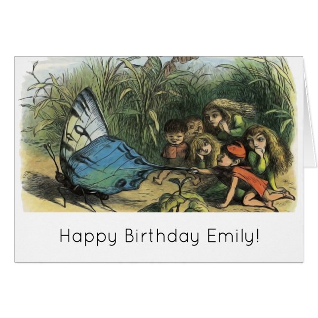 Vlinder Elf Artwork Leuke Elfen Vlinders (Voorkant Horizontaal)