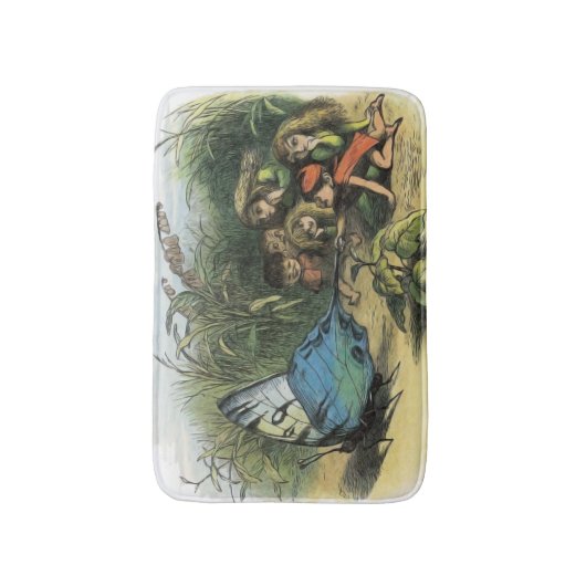 Vlinder Elf Artwork Leuke Elfen Vlinders Badmat (Voorkant Verticaal)
