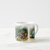 Vlinder Elf Artwork Leuke Elfen Vlinders Espresso Kop (Voorkant rechts)