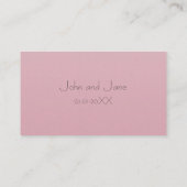 Vlinder en bloemen Dank u Businesskaart Informatiekaartje (Achterkant)