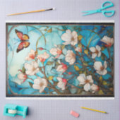 Vlinder en Bloemen Découpage Tissue Paper Tissuepapier (Craft)