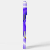 Vlinder en Parels op paarse Zijde Case-Mate iPhone Case (Achterkant / Rechts)