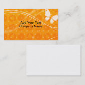 Vlinder en patroon visitekaartje (Voorkant / Achterkant)