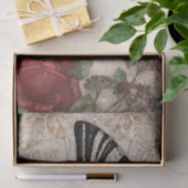  vlinder en Rozen Shabby Chic Decoupage Tissuepapier (Geschenk)