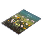  vlinder en wilde bloemen notitieboek (Linkerzijde)