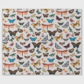  vlinder esthetisch cadeaupapier (Vlak)