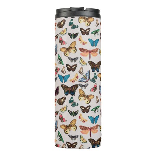 vlinder esthetisch thermosbeker (Achterkant)