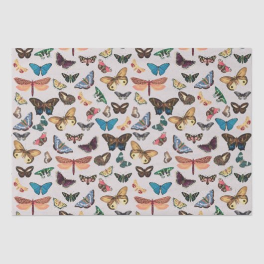  vlinder esthetisch tissuepapier (Voorkant)