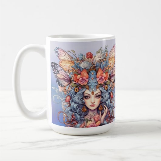 Vlinder Fairy Moeder Mok (Links)