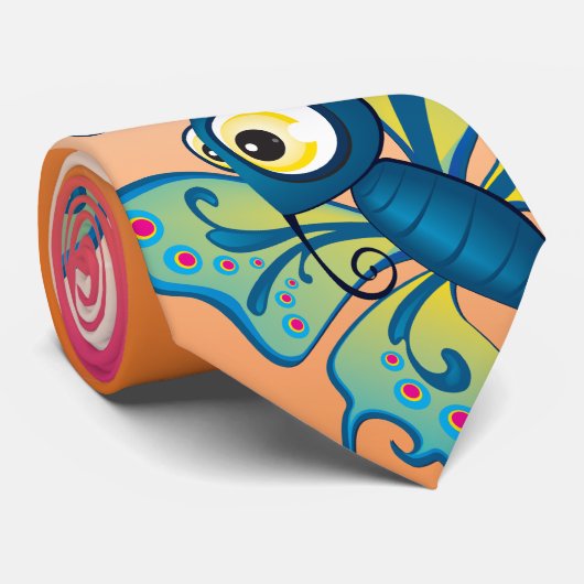 VLINDER - fizz :: Stropdas (Opgerold)