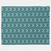 Vlinder fleece deken (Voorkant (Horizontaal))