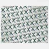 Vlinder Fleece Deken (Voorkant (Horizontaal))