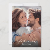 Vlinder foto Cherry Blossoms roze Vrijgezellenfees Kaart (Achterkant)