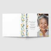 Vlinder foto Uitvaart Gastenboek (Volledig)