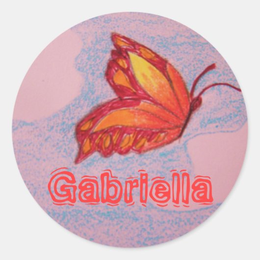 vlinder, Gabriella sticker (Voorkant)