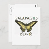 Vlinder Galapagos Eilanden Briefkaart (Voorkant / Achterkant)