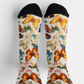 Vlinder gedrukte schokken sokken (Top)