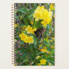 Vlinder & Gele Bloemen Planner