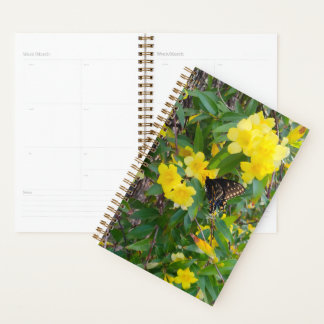Vlinder & Gele Bloemen Planner