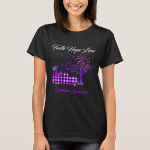 Vlinder Geloof Hoop Liefde Overdosis Awareness 1 T-shirt