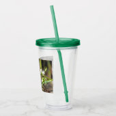 Vlinder gepersonaliseerd acryl drinkbeker (Links)