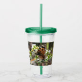 Vlinder gepersonaliseerd acryl drinkbeker (Voorkant)