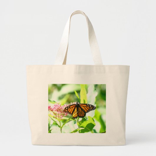 Vlinder Grote Tote Bag (Voorkant)