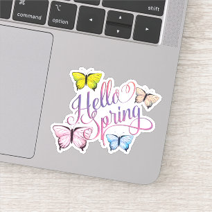Vlinder Hallo Lente Sticker
