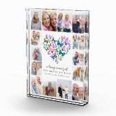 Vlinder hart collage fotoblok (Rechts)