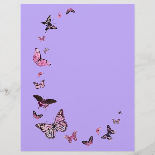 Vlinder Hij zei Zij zei Bruidsuitnodiging Spel Flyer (Achterkant)