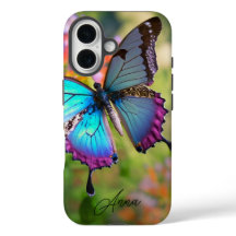 Vlinder in bloemenveld gepersonaliseerd