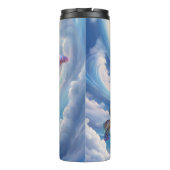 Vlinder in de wolken thermosbeker (Achterkant)