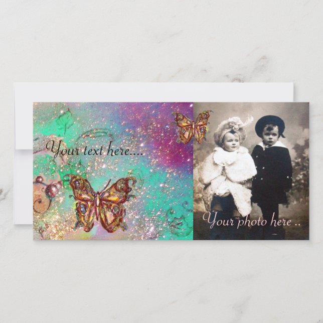 VLINDER IN GLITTER (Voorkant)