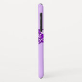 Vlinder inkten kunst paarse aangepaste naam iphone Case-Mate iPhone case (Achterkant/links)