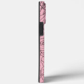 Vlinder iPhone Case met Rozen (Achterkant / Rechts)