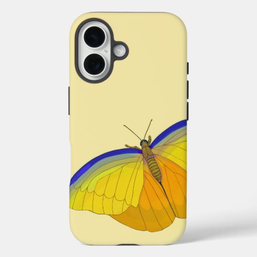 Vlinder iPhone Hoesje (Achterkant)