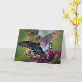 Vlinder, kaart (Gele Bloem)