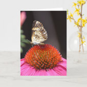 Vlinder, kaart (Gele Bloem)