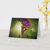 Vlinder, kaart (Gele Bloem)