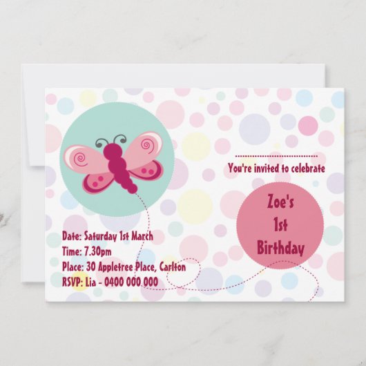 Vlinder Kaart (Voorkant)